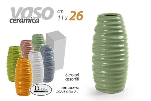 Vaso ceramica fiori - vaso, in
