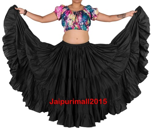 Gonna nera cotone - , 25