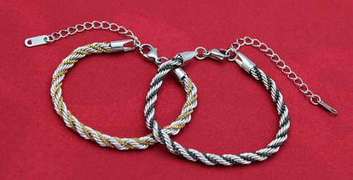 Bracciale unisex acciaio - bracciale,