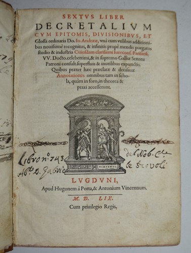 Sextus liber recretalium - liber, –