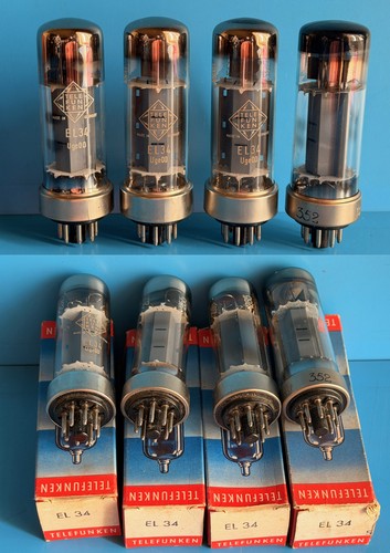 El34 telefunken - 4x, =