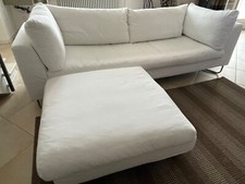 Divano design bianco 240x90