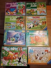 LOTTO 8  JIGSAW PUZZLE SCHMIDT, JUMBO,RAVENSBURGER  BAMBI, MONSTER & CO