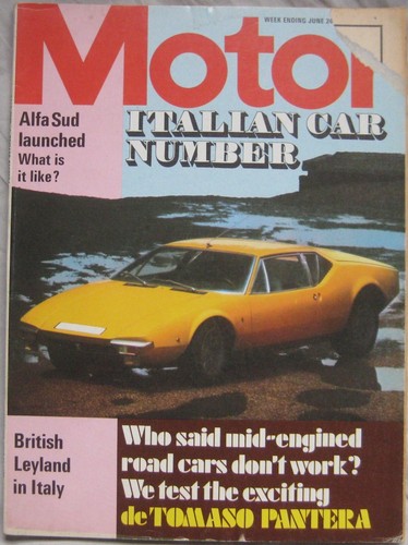 Motor magazine 1972 - magazine, 24/6/1972