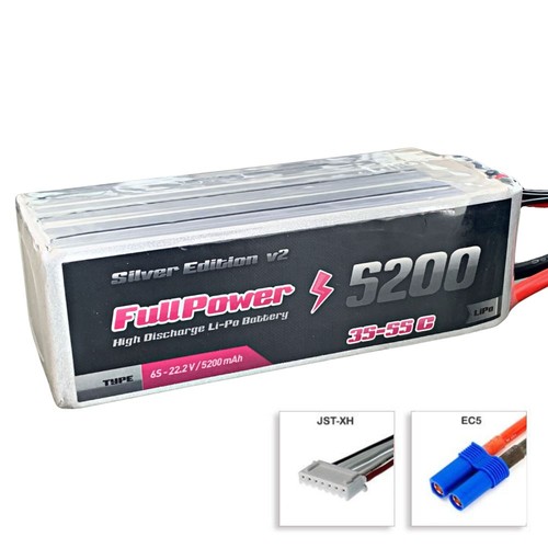 Fullpower batteria lipo - fullpower, 6s