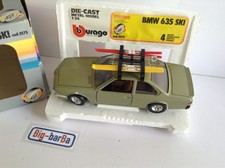 ?Lot vintage? BBURAGO BMW 635 SKI GREEN 1:24 ? SPETTACOLARE ?☕