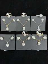 Set gioielli forma ovale