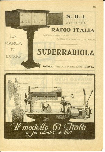 Radio superradiola itala - radio,