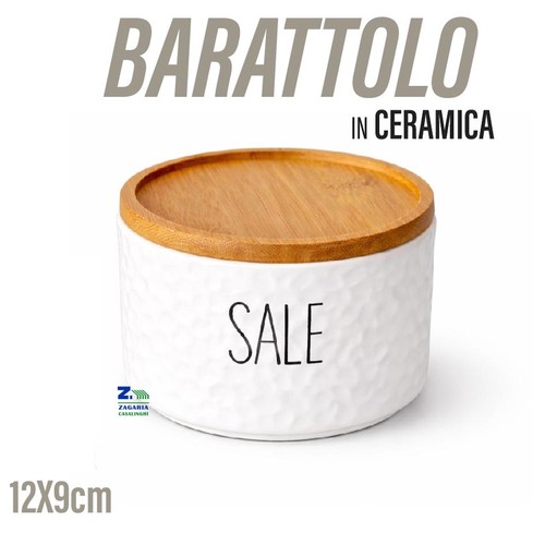 Barattolo porta sale - porta, in