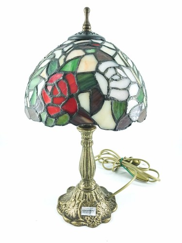 Lampada abatjour vetro tiffany - vetro,