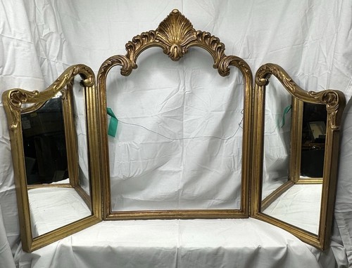 Comò tavolo oro - oro, trittico