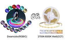 Striscia LED COB striscia nastro luminoso, RGB IC, CCT, dimmerabile, autoadesiva,
