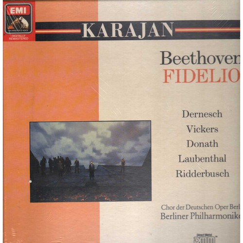 Beethoven karajan fidelio - karajan, lp