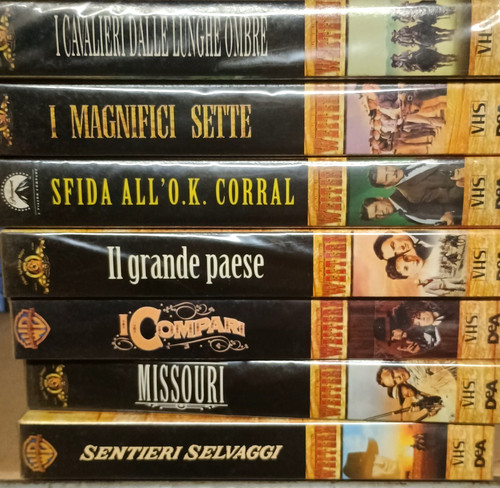 Videocassette vhs western - videocassette,