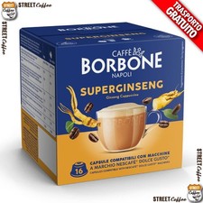 64 Capsule Caffè Borbone SuperGinseng Ginseng 100% Comp. Nescafè Dolce Gusto*