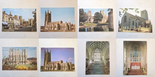 Vintage somerset postcards - somerset,