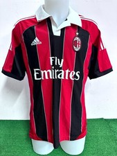 MAGLIA MILAN 11 NO MATCH WORN ISSUE SHIRT JERSEY VINTAGE CAMISETA 2012/2013