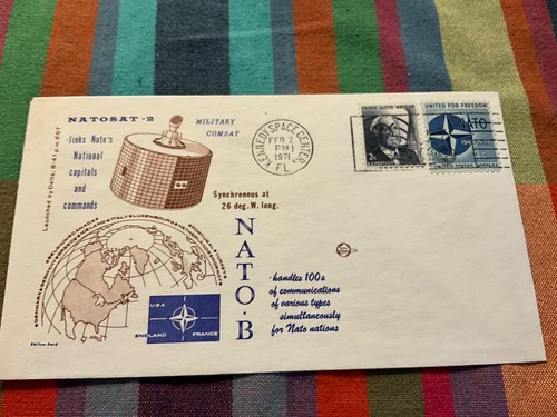 Space cover 1971 nato - space, nato-b