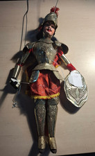 Antico Burattino Marionetta Pupi Siciliani ALTEZZA cm 60 in LEGNO
