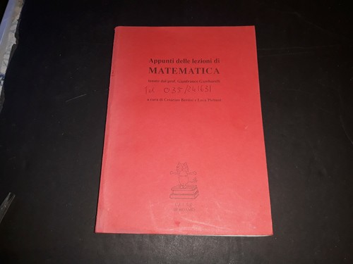 Appunti delle lezioni - appunti, di
