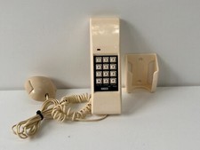 TELEFONO VINTAGE A FILO DA PARETE TELELUX RINGER COLOR CREMA