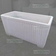 Vaso fioriera rettangolare in
