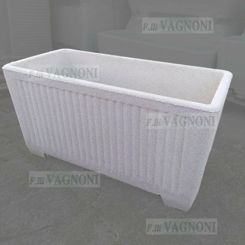 Vaso fioriera rettangolare - , in