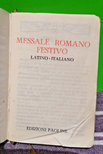 MESSALE ROMANO festivo Latino Italiano Pia Società San Paolo 1959