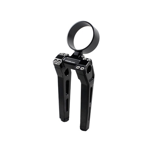 Aluminum black riser - black, kit