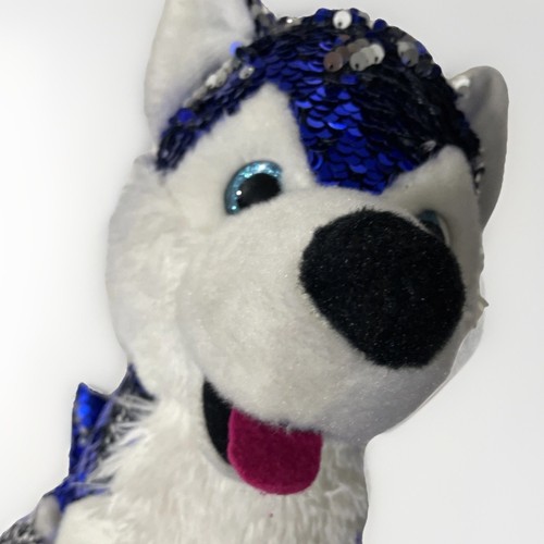 Peluche cane paillettes - , husky
