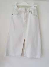 Gonna midi Zara bambina denim