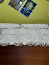 LOTTO DI 3 CENTRINI UNCINETTO 111 GRAMMI VINTAGE