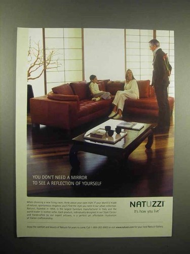 Pubblicità mobili natuzzi - pubblicità,