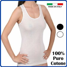 Canottiera intima in cotone da