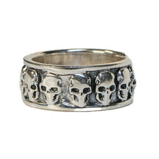 Anello Teschio In Argento .925
