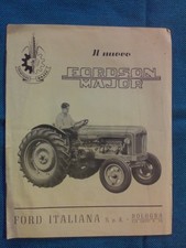 IL nuovo TRATTORE FORDSON MAJOR - brochure, depliant originale DIESEL / PETROLI