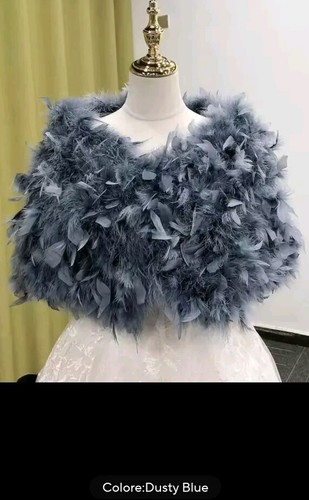 Coprispalle elegante piume - in,
