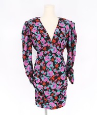 NWT ZARA Floral Ruche Draped