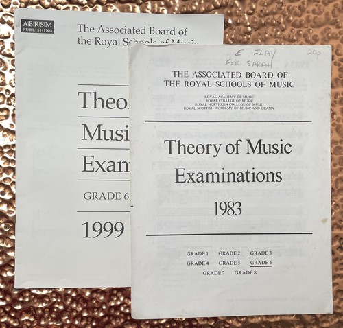 Theory music exam grade - theory, 6