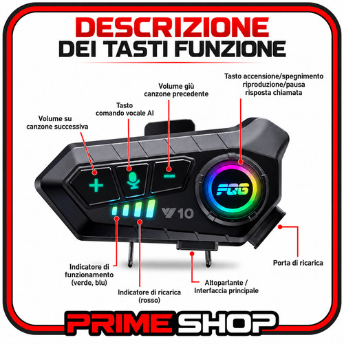 Interfono bluetooth per - bluetooth, 5.3