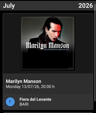 Concerto Marilyn Manson -