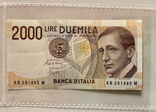 Banconota 2000 lire marconi - lire,