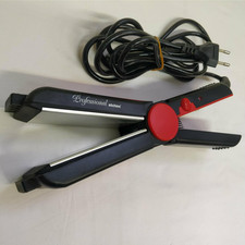 PIASTRA LISCIANTE PER CAPELLI PROFESSIONALE ELCHIM LARGA NERA ALLUMINIO VINTAGE