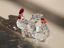 Swarovski Crystal Coppia Gallo