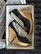Gucci sandalo espadrillas nero