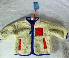 Baby Contrast Pocket Sherpa Jacket - LEGO Collection x Target Cream 0-3M NEW