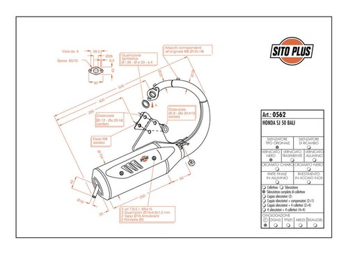 Marmitta sito plus honda 50 - marmitta,