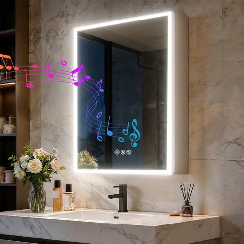 Specchio armadio bagno con