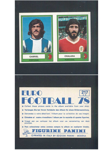 Fig panini euro football 78 - panini,