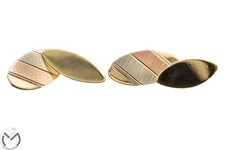 Gemelli uomo polsini oro